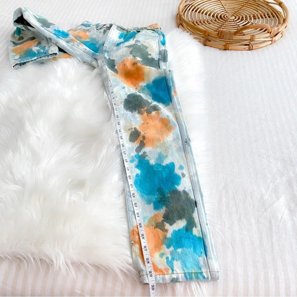 Revice Tie Dye Ex-boyfriend High Rise Jeans Straight Leg - Picture 13 of 14